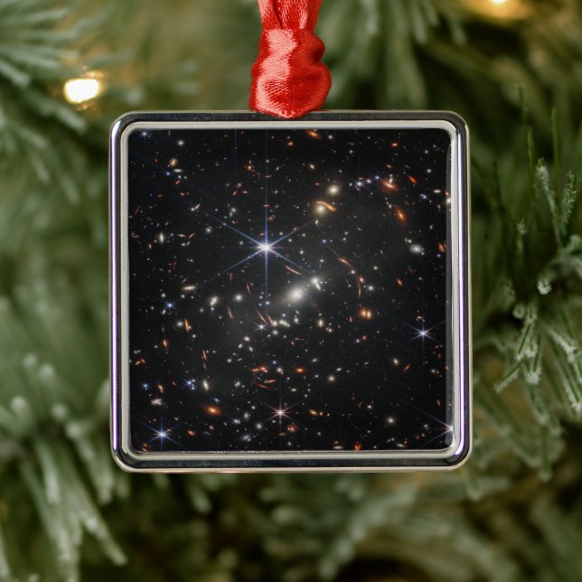 First Deep Field of Universe from James webb Metal Ornament (Tree)