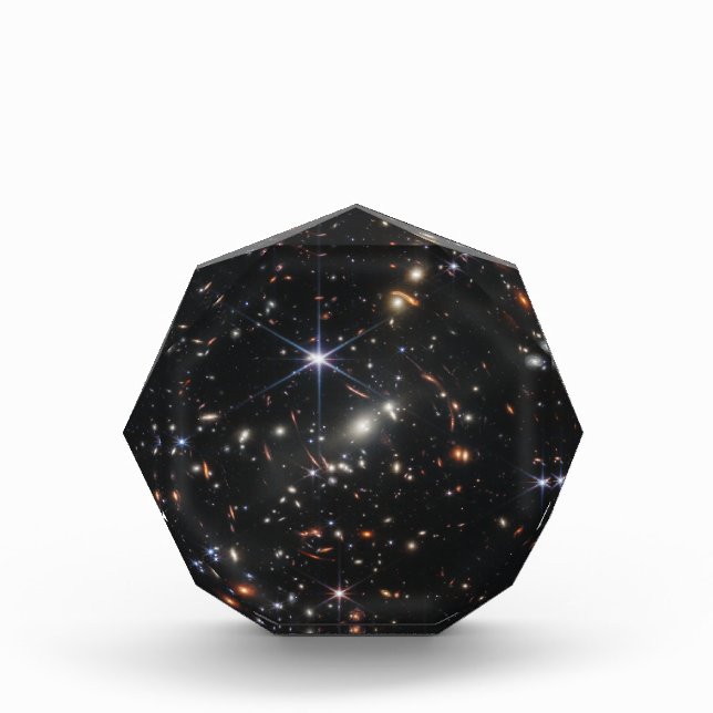 First Deep Field of Universe from James webb Photo Block (Front)