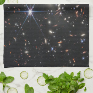 First Deep Field of Universe from James webb Tea Towel