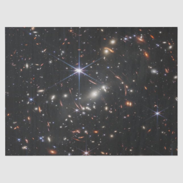 First Deep Field of Universe from James webb Tissue Paper (Front)