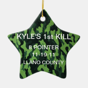 "FIRST DEER " ornament