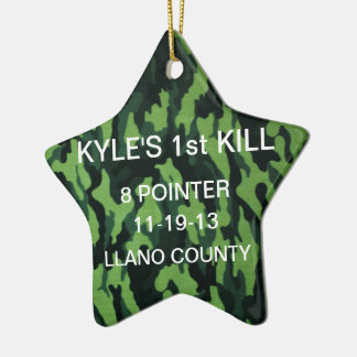 "FIRST DEER " ornament