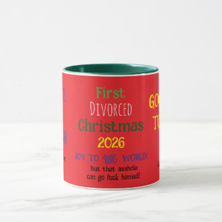 First Divorced Christmas Mug