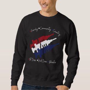 First Dose Second Dose Booster Vaccine Sweatshirt