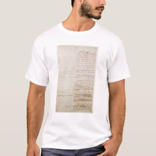 First draught of the Constitution of the U.S. T-Shirt