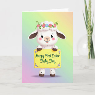 First Easter Baby Boy Card