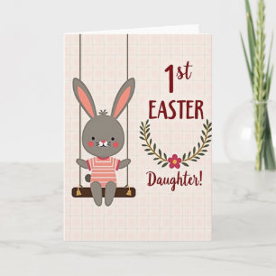 First Easter Daughter Cute Card
