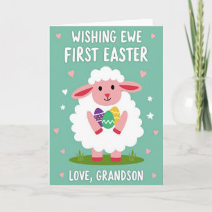 First Easter Ewe Love Card