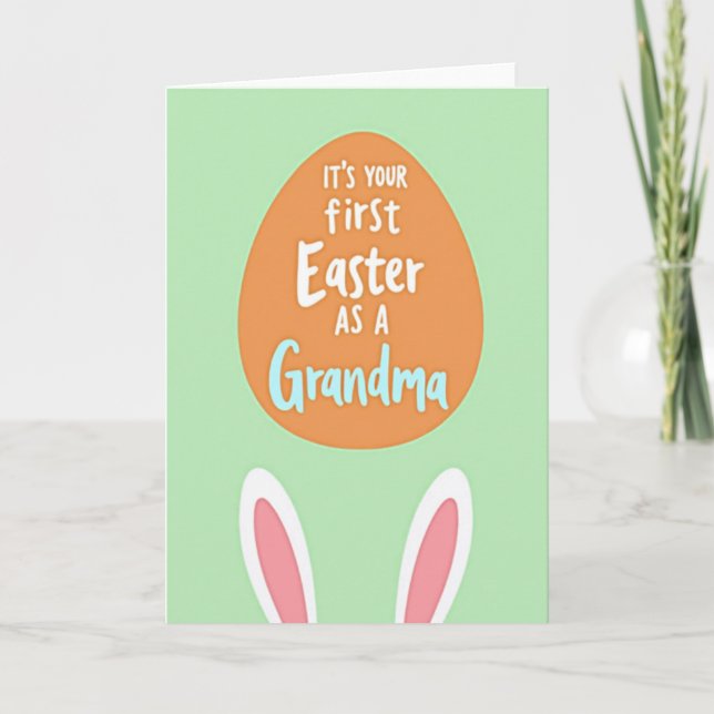 First Easter Grandma Card (Front)