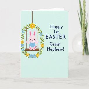 First Easter Great Nephew Card