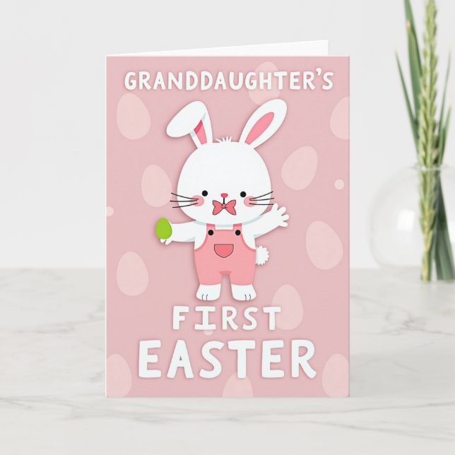First Easter Little Bunny Card (Front)