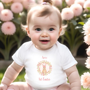 First Easter Personalised Baby girl Baby Bodysuit