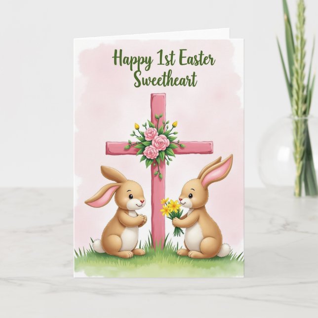 First Easter Sweetheart Card (Front)