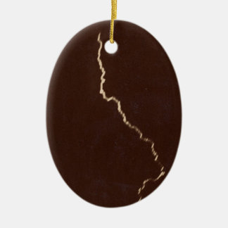 First ever photograph of lightning bolt - 1886 ceramic ornament