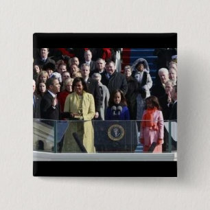 First Family 2009 Inauguration 15 Cm Square Badge