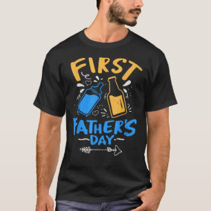 First Father s Day Beer Baby Bottle Daddy 2023 Vi T-Shirt