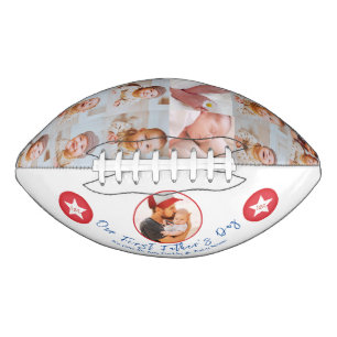 First Father’s Day Football Keepsake