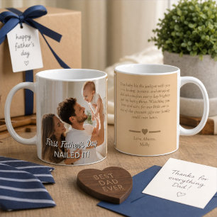 First Father’s Day Nailed It Keepsake Customisable Coffee Mug