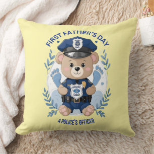  First Father’s Day Throw Pillow