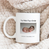 First Father's Day as Grandpa New Baby Photo