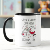 First Father's day Baby Girl Funny Cheers