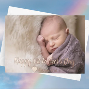 First Father's Day Card