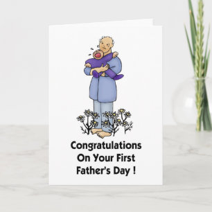 First Father's Day Card