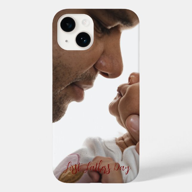 "First Father's Day" Case-Mate iPhone Case (Back)