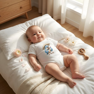 First Father's Day Cute Bird Baby Bodysuit