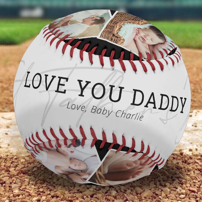 First Father's Day Daddy Photo Baseball (Creator Uploaded)