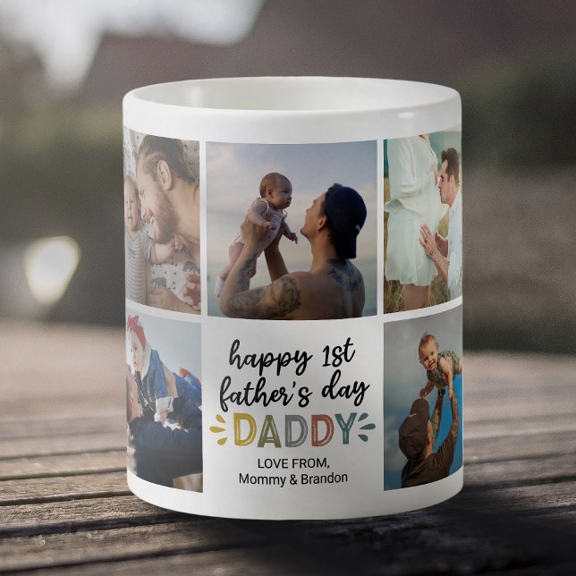 First Father's Day Daddy Photo Coffee Mug (Creator Uploaded)