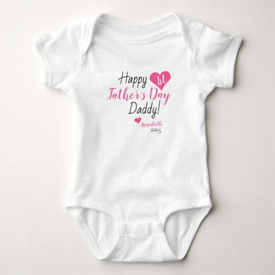 fathers day baby romper