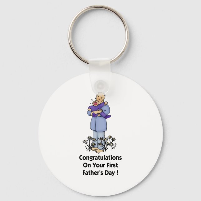 First Father's Day Key Ring (Front)