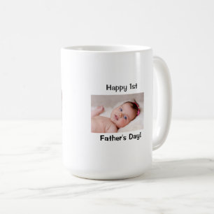 First Father's Day Mug with Custom Photo