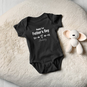 First Father's Day Personalised Baby Bodysuit