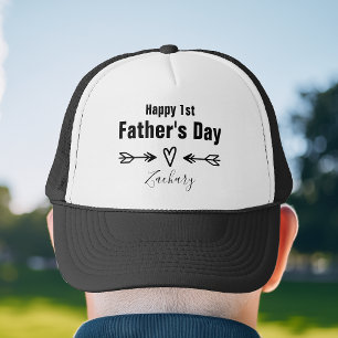 First Father's Day Personalised Trucker Hat