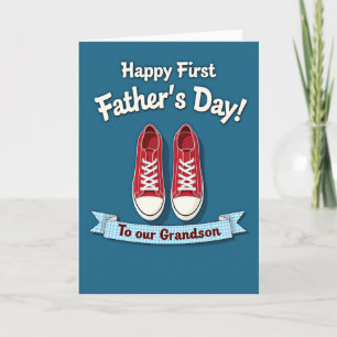 First Fathers Day Sneaker Card
