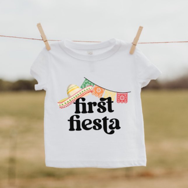 First Fiesta Birthday T-Shirt (Creator Uploaded)