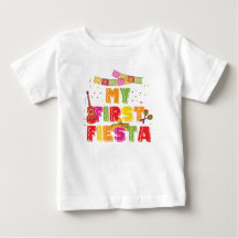 First Fiesta Girl Birthday T-shirt