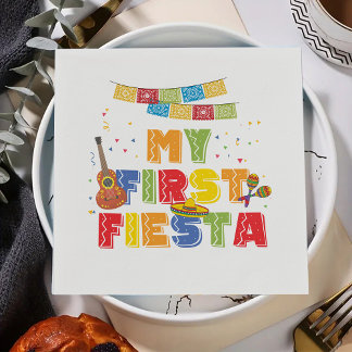 First Fiesta Party Paper Napkin