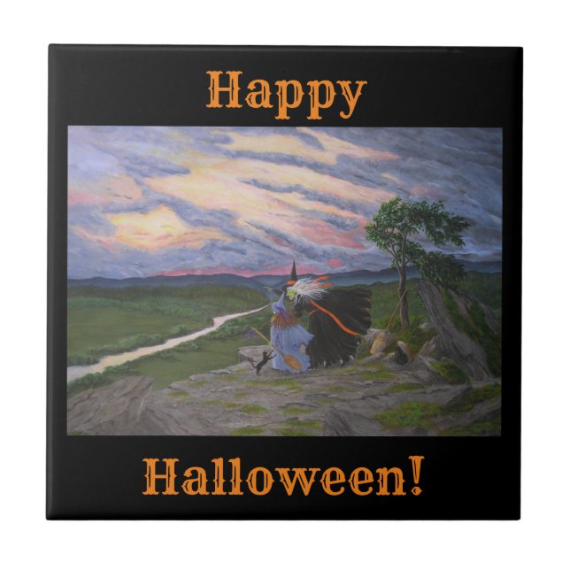 "First Flight!" Ceramic Tile (Front)