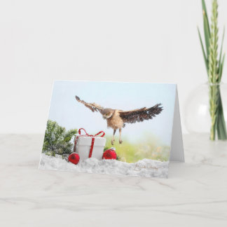 First Flight on Christmas - 5x7 Holiday Card