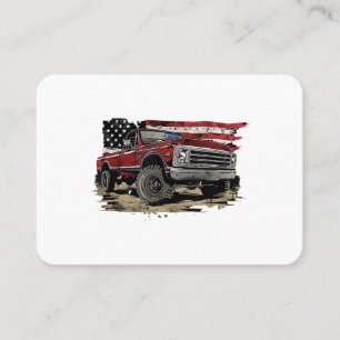 First gen pickup truck old truck vintage truck business card
