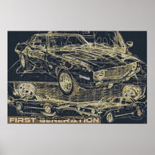 First Generation Car Poster