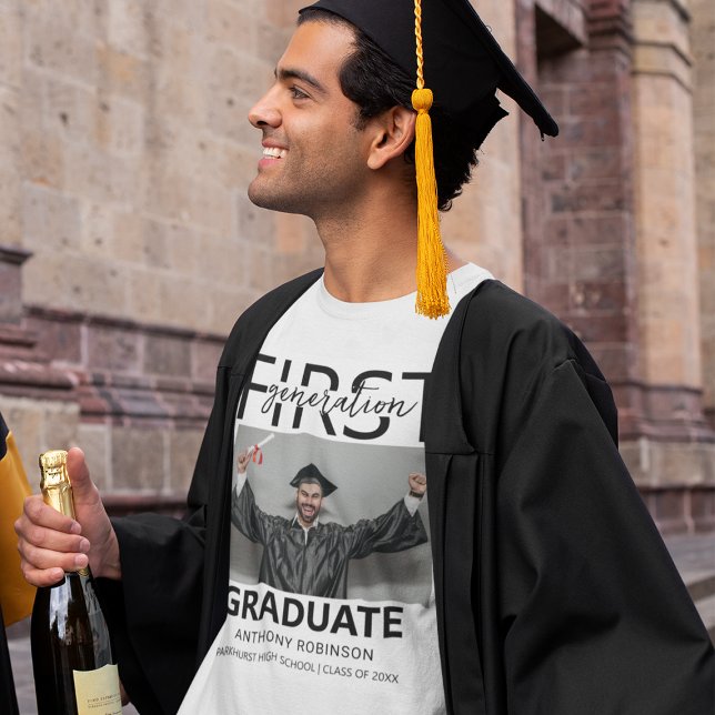 First Generation Graduate | Photo T-Shirt (Creator Uploaded)