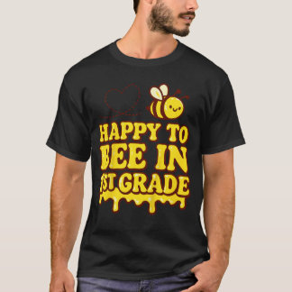 First Grade Back to School 1st Grade Bee Shirt Kid