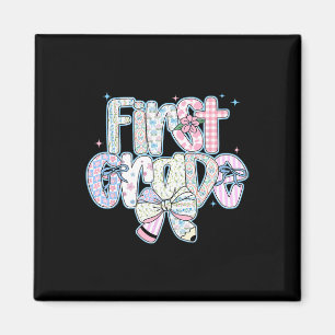 First Grade Ck To School Coquette Preppy Pencil Bo Magnet