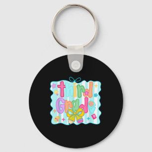 First Grade Coquette Girly Pencil Teacher Back To  Key Ring