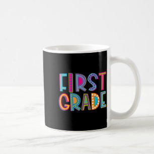 First Grade Cute lka Dot 1st Grade School Coffee Mug