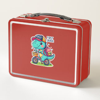 First Grade Dino Schul Lunchbox